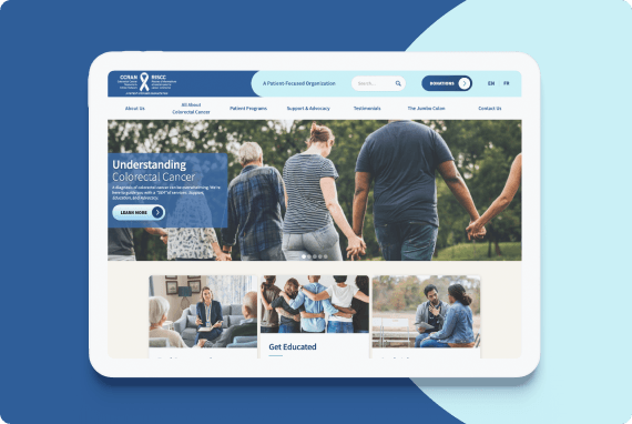 Colorectal Cancer Resource & Action Network (CCRAN) Website Design & Development