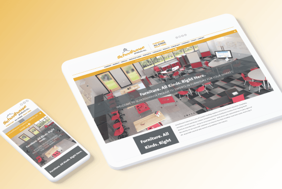 Schoolhouse Products Website Design & Development and Organic Social Media